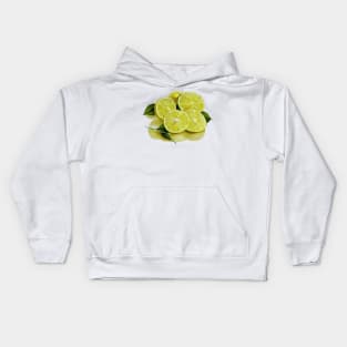 Sliced Lemons Kids Hoodie